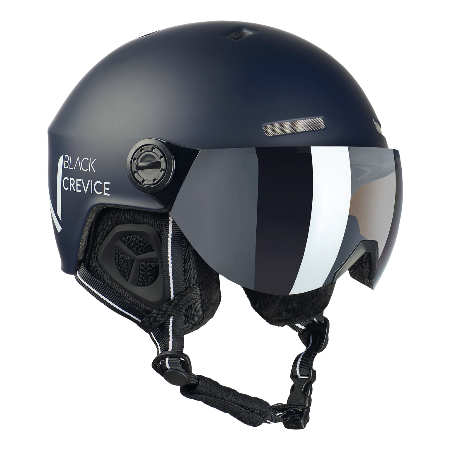 Black Crevice Skihelm